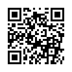 |壁|ｮωﾟ*)ｻｯ≡ヽ(*ﾟ∀´*)ﾖﾛｼｸﾈﾝ♪
のQRコード