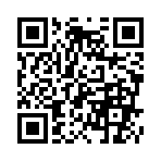 お帰り(｡･ω･)ﾉ-☆ﾊﾟｼｯΣ(｡>ω<)ﾉｳｯ
のQRコード