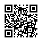 (｡-ω-)ﾉ☆･ﾟ::ﾟﾖﾛｼｸ♪
のQRコード