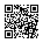 (*≧∀≦)_／【･ﾟ･☆★ｺﾝﾊﾞﾝﾜ★☆･ﾟ･】
のQRコード