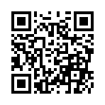 (*μωμ)φ…　八〃ｨ八〃ｨ[○時○分]
のQRコード