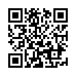 (●･皿･)⊃☆･*:.｡.おかえりなさいませ.｡.:*･☆⊂(･皿･★)
のQRコード