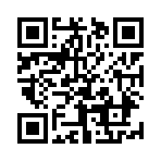 (*○ﾉ∀ヽ○*)–｡*ﾟ照れるｙＯﾟ*｡–→
のQRコード