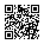 壁|●´∪｀●)ノぉーはーつー！ヽ(○´∪｀○壁|
のQRコード