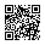 (*○ﾉ∀ヽ○*)–｡*ﾟ照れるｙＯﾟ*｡–→
のQRコード