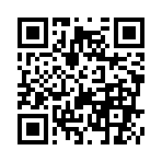 (人･ω･)ﾟ+｡*ﾟ+｡ﾖﾛﾋﾟｺ｡+ﾟ*｡+ﾟ (･ω･人)
のQRコード