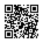 ( ﾟﾛﾟ)ﾉ∝━━━ﾟﾛﾟ)━∈ｻｸｯ!
のQRコード