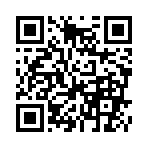 (* ･ω･)v-.oﾟ:ﾟ○:。:o ｨｮｩ♪
のQRコード