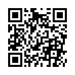 (乂∀`)┌┛)`д);∴
のQRコード