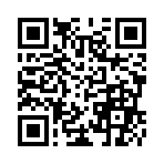 (。っ・Д・)っ［よろしく♪］
のQRコード