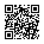 (*￣0￣*)ノ口 乾杯！
のQRコード