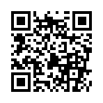 ( ￣∇￣)／C□☆□D＼(￣∇￣ ) カンパーイ！
のQRコード