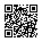 ε＝(ノ´・ω・`)ノタダイマ
のQRコード