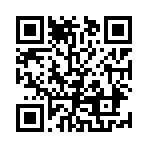 ヽ( ￣○)ゞ。o○ﾌｧ~~♪
のQRコード