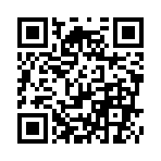 ((8-(｡･`ω´･)o／~~~熱烈歓迎~~~＼o(´･ω･`｡)-8))
のQRコード