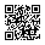 ((8-(*'ω')o／~~~熱烈歓迎~~~＼o('ω'*)-8))
のQRコード