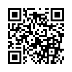 ((8-(*'ω')o／~~~熱烈歓迎~~~＼o('ω'*)-8))
のQRコード