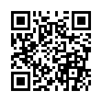 ｳﾘｬ!!⊂(ﾉ￣￣￣(工)￣￣￣)⊃ﾉ~~~~~━━━┻━━┻━━━
のQRコード