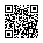 >ﾟ;)))彡=3=3=3=3 ＼(￣(ｴ)￣＼)),,,ﾏﾃﾏﾃｰ!
のQRコード