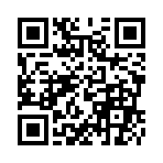 p(＾(エ)＾q＝ｐ＾(エ)＾)q ｶﾞﾝﾊﾞｯ♪
のQRコード