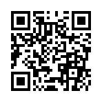 ><(((( ﾟ<~￣￣￣＼o(￣(ｴ)￣)o/￣￣￣~>ﾟ ))))>< ﾆﾄｳﾘｭｳ!
のQRコード