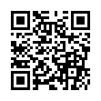 ＼(=^‥^)/'`*:;,｡･★ ﾁﾁﾝﾌﾟｲﾌﾟｲﾆｬ　☆･:.,;*
のQRコード