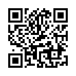 ｳﾘｬ!!⊂(ﾉ￣￣￣(工)￣￣￣)⊃ﾉ~~~~~━━━┻━━┻━━━
のQRコード