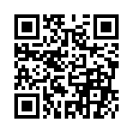 ﾚｼｰｳﾞ!　(*・・)＿☆⌒○
のQRコード