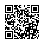 (~--)/(^^;)　なんでやねん！
のQRコード