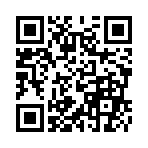 (￣▼￣)ノ＿彡☆ばんばん！
のQRコード