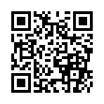 (；●∀●)ゝ”
のQRコード