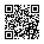 只今 ＼(￣^￣)／ 参上!!
のQRコード