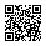 (*μωμ)φ...　八〃ｨ八〃ｨ[○時○分]
のQRコード