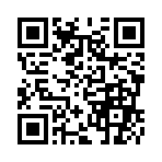 .....φ('_，'o)　　　[ﾃｶﾞﾐ書ｷ㊥｡ﾐﾅｨﾃﾞﾈ★]
のQRコード