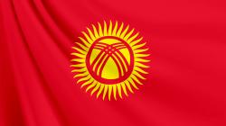 キルギスの国旗　壁紙・画像