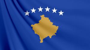 コソボの国旗　壁紙・画像