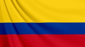 コロンビアの国旗　壁紙・画像