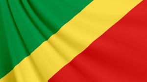 コンゴ共和国の国旗　壁紙・画像