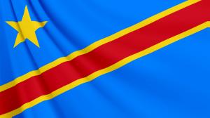 コンゴ民主共和国の国旗　壁紙・画像