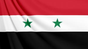 シリアの国旗　壁紙・画像