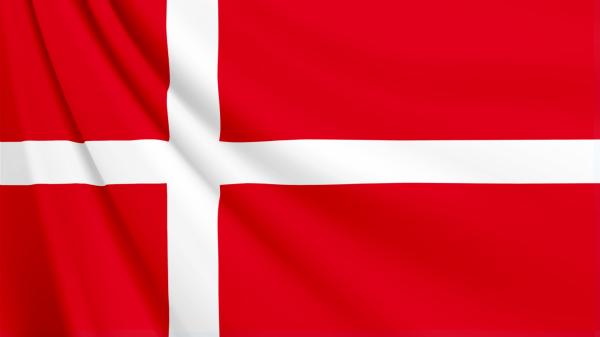 デンマークの国旗　壁紙・画像