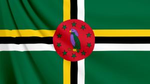 ドミニカ国の国旗　壁紙・画像