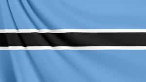 ボツワナの国旗　壁紙・画像