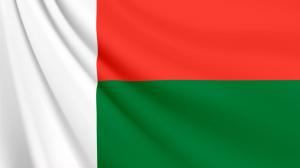 マダガスカルの国旗　壁紙・画像