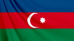アゼルバイジャンの国旗　壁紙・画像