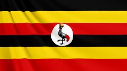 ウガンダの国旗　壁紙・画像