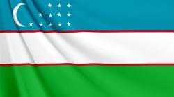 ウズベキスタンの国旗　壁紙・画像